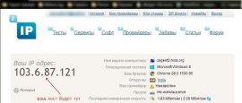 Определение IP адреса